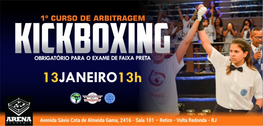 1º Curso de Arbitragem para Kickboxing 2019!