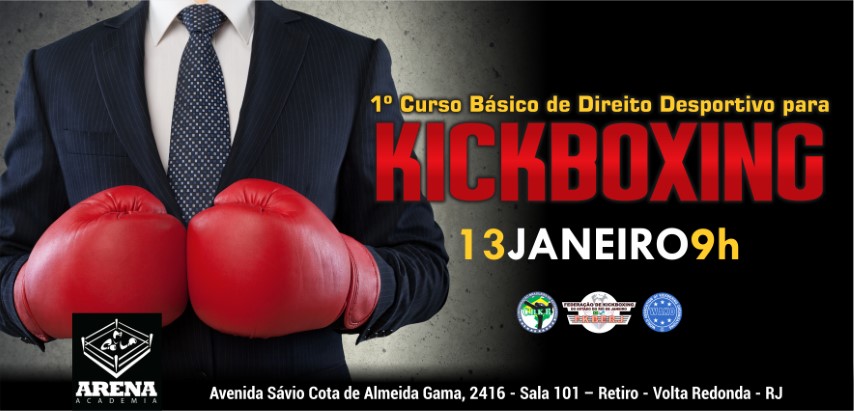 1º Curso Basico de Direito Desportivo para Kickboxing 2019