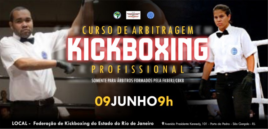 1º Curso de Arbitragem Profissional de Kickboxing 2019l