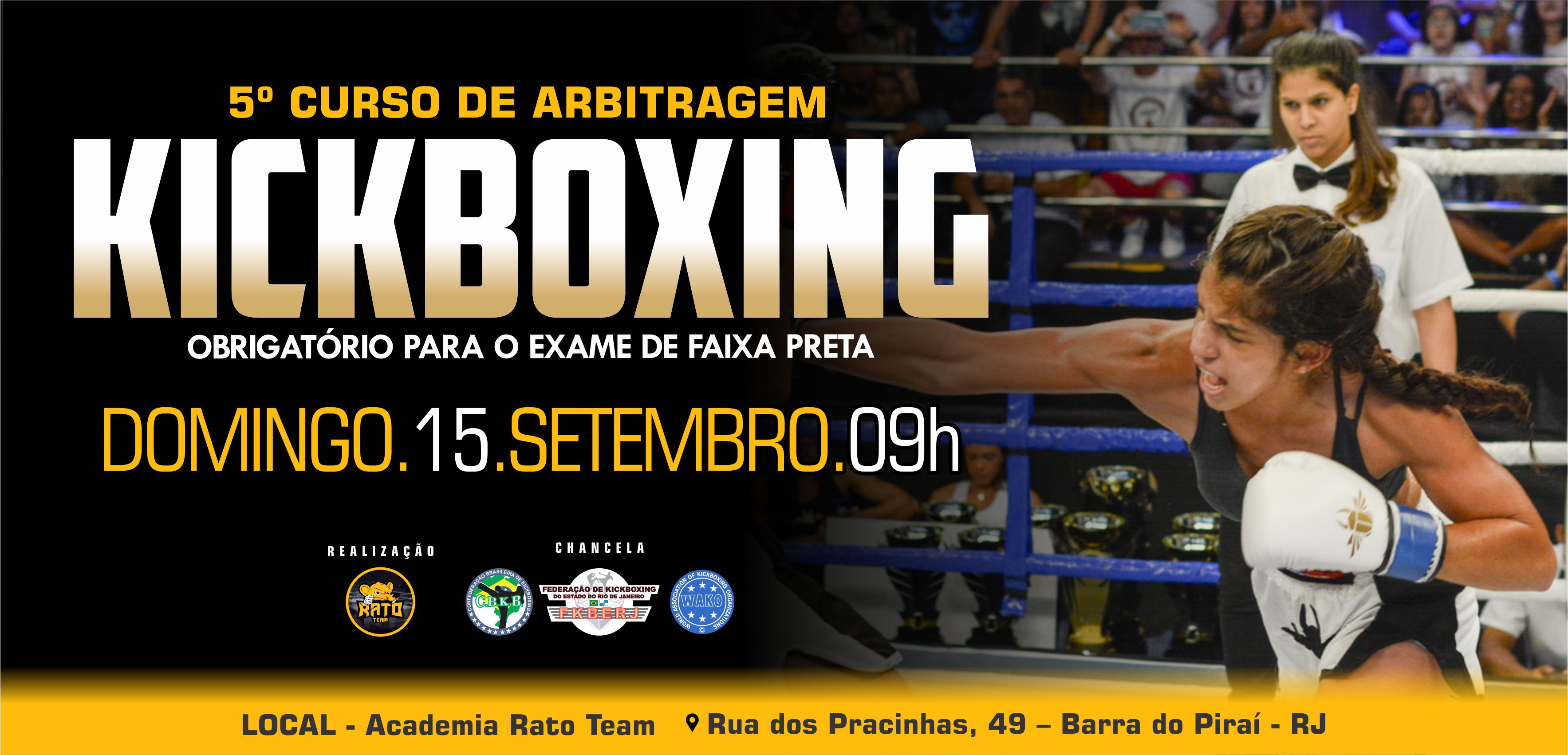 5º Curso de Arbitragem para Kickboxing 2019