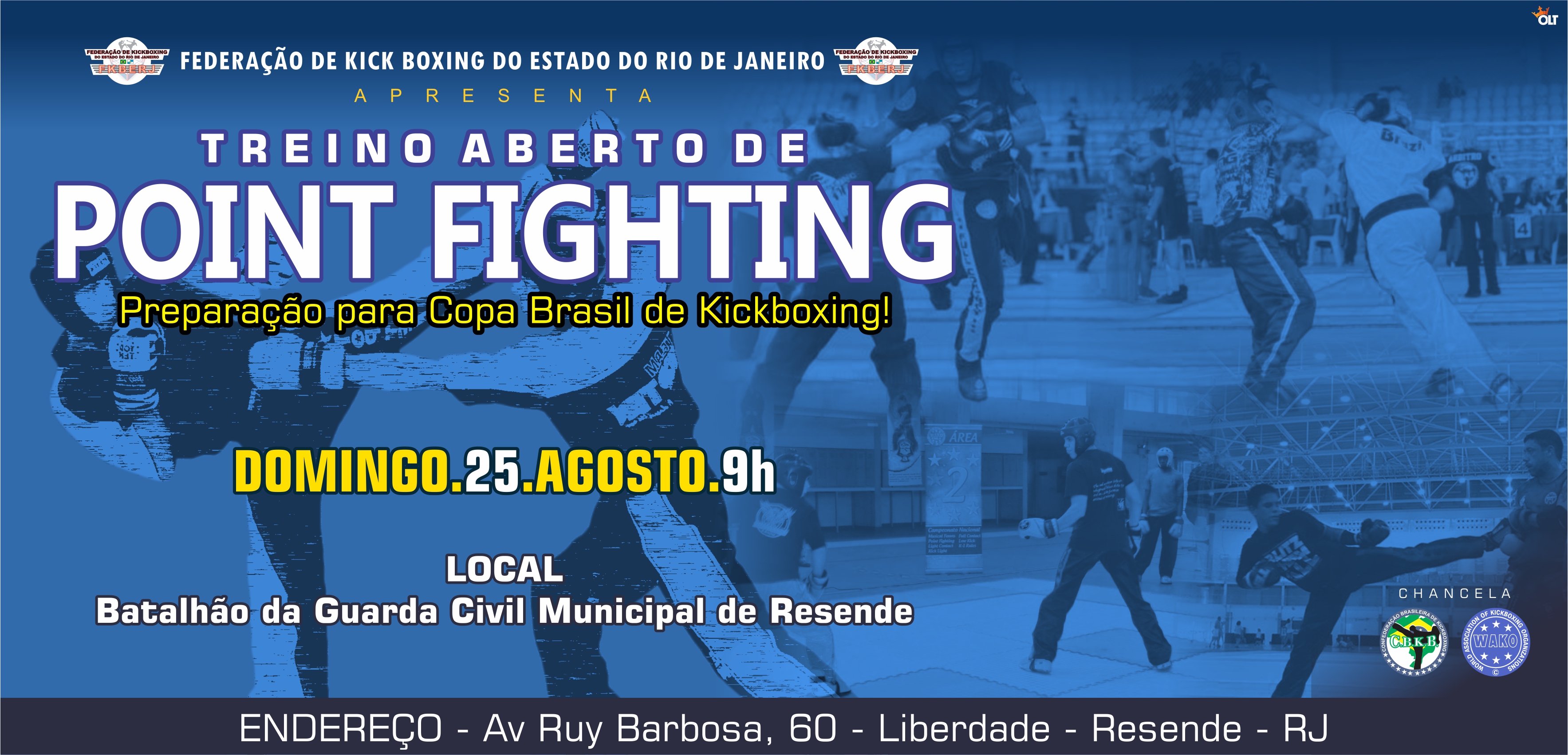 Treino aberto de Point Fighting - Preparaçao para Copa Brasil de Kickboxing!
