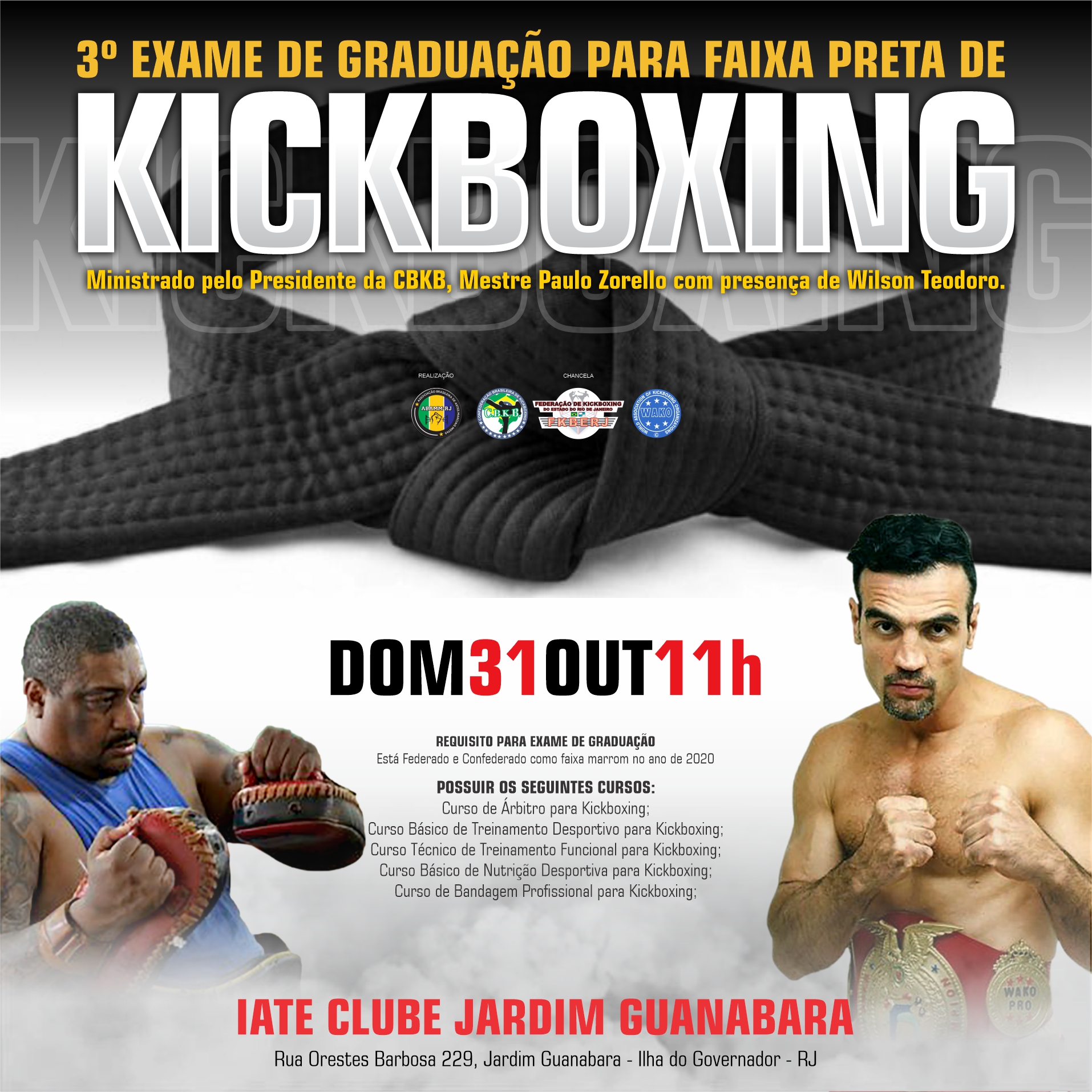 3º Exame de Faixa Preta de Kickboxing 2021