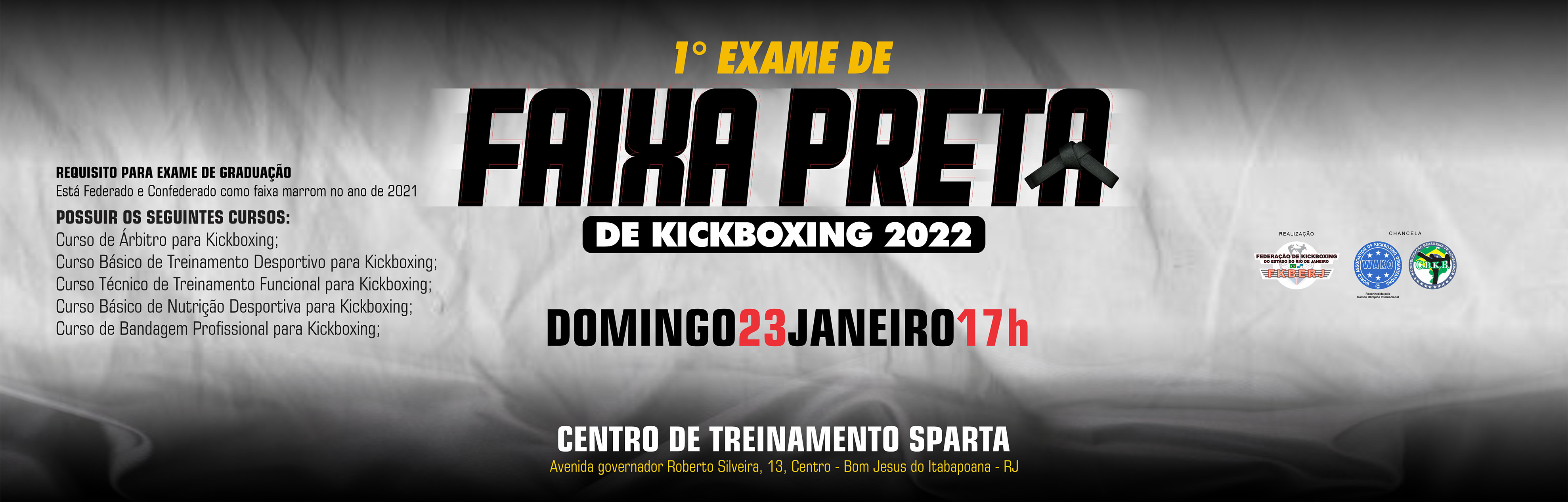 1º Exame de Faixa Preta de Kickboxing 2022