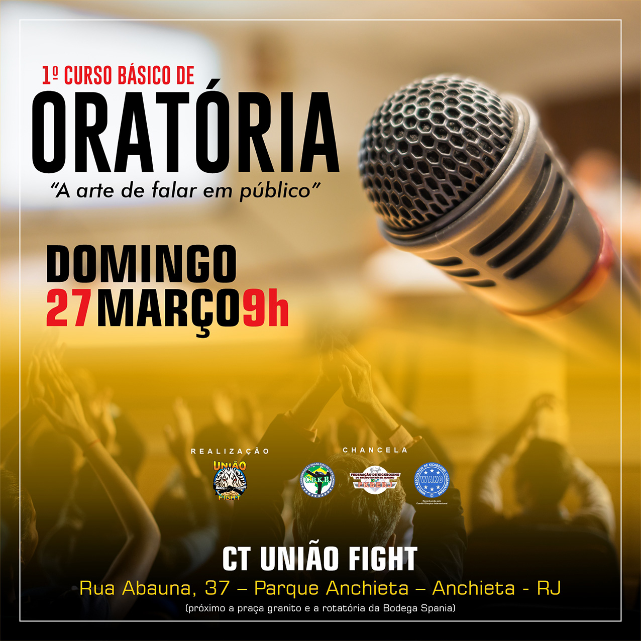 1º Curso Básico de Oratória “A arte de falar em público” 2022