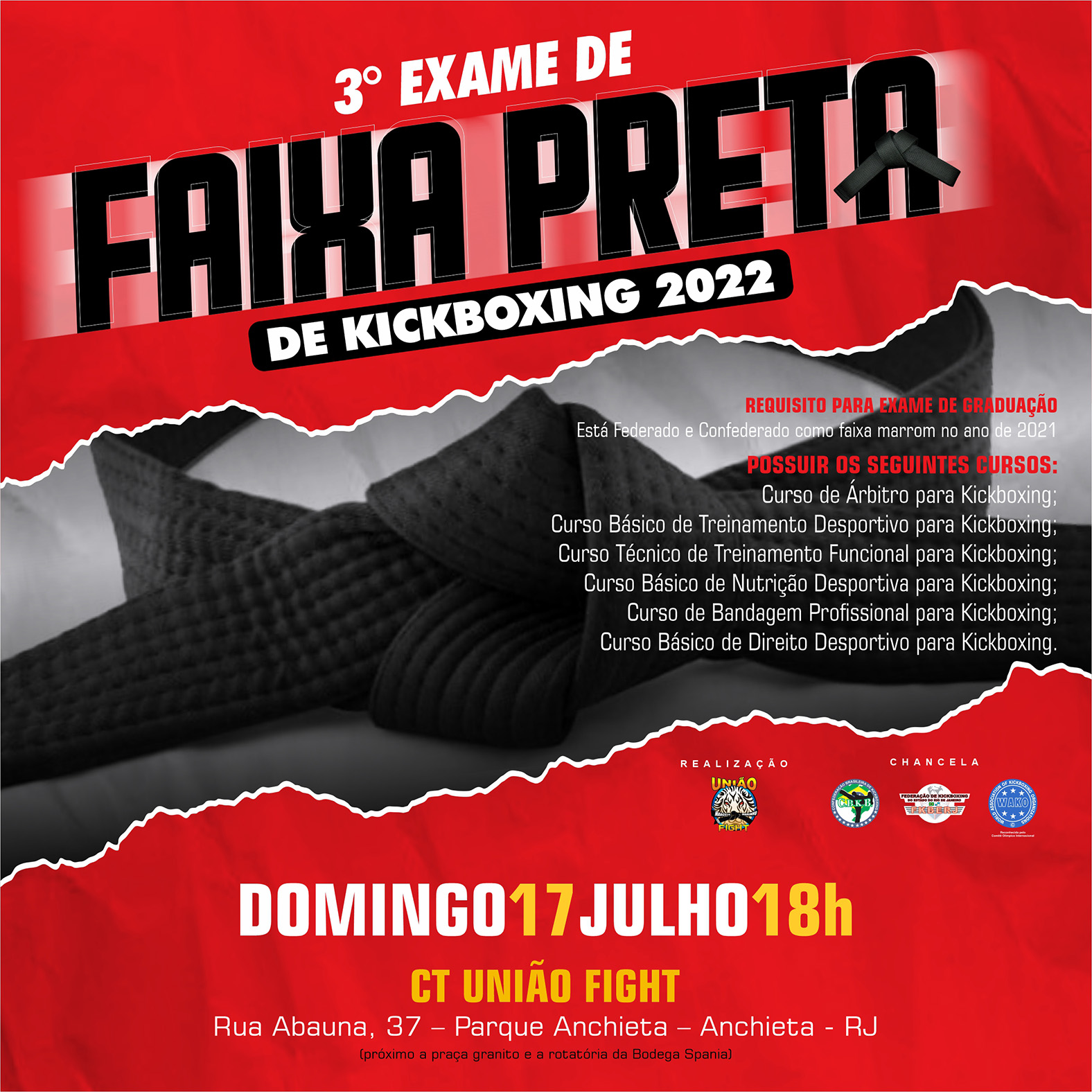 3º Exame de Faixa Preta de Kickboxing 2022