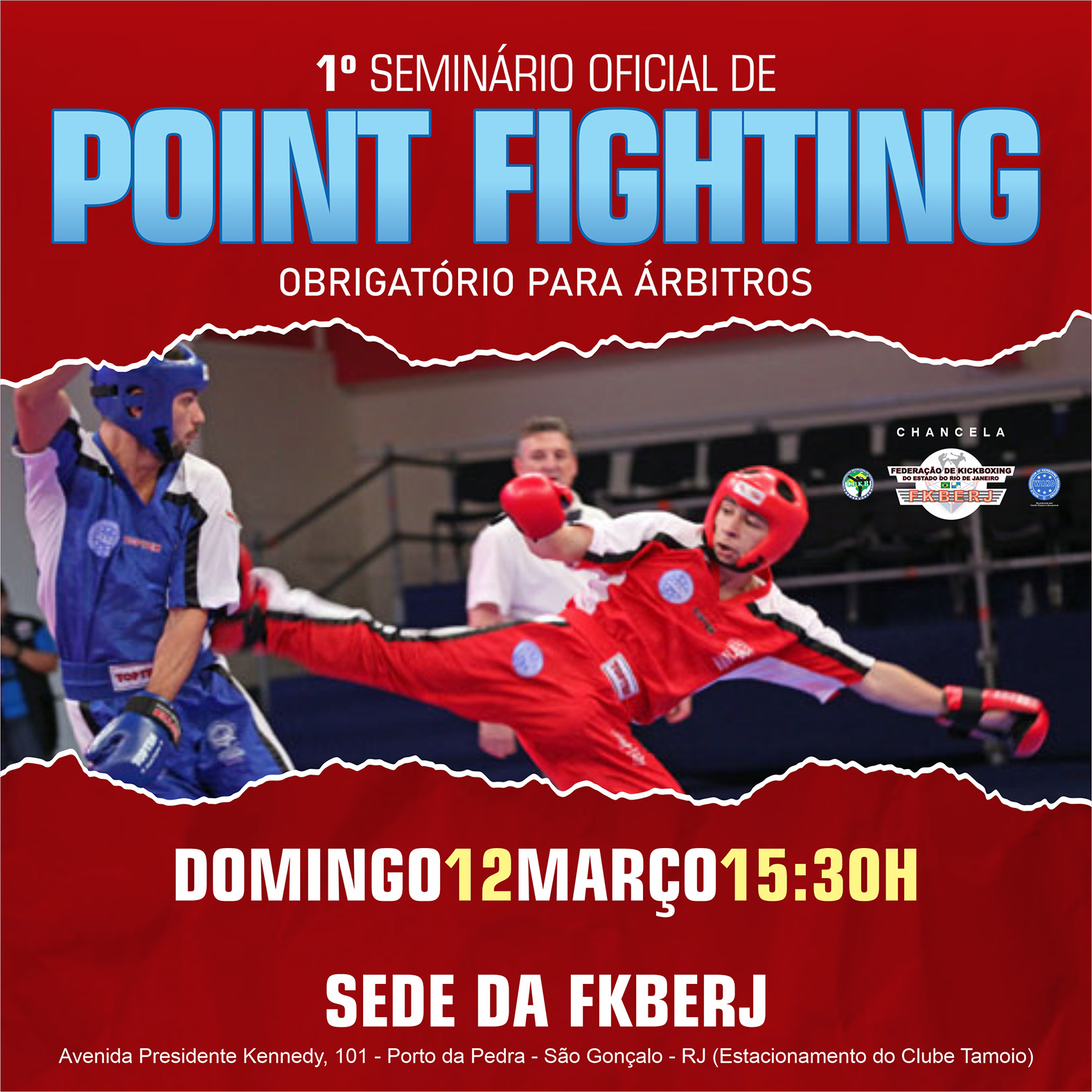 1º Seminário Oficial de Point Fighting 2023 - Obrigatório para Árbitros