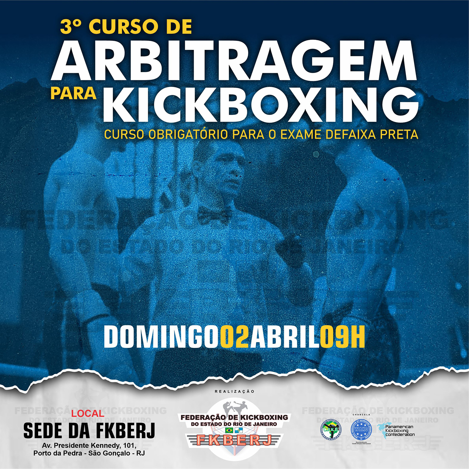3º Curso de Arbitragem para Kickboxing 2023