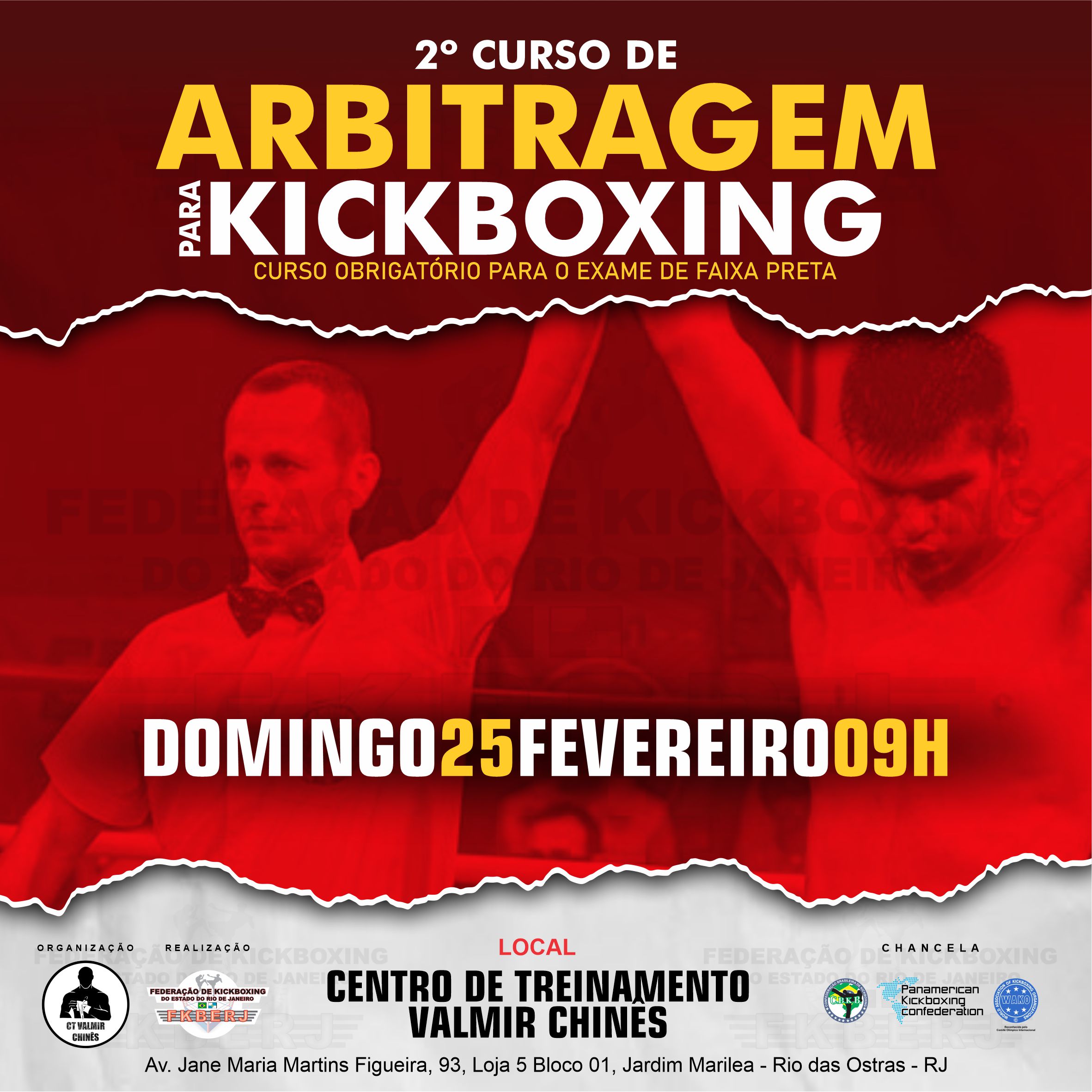 2º Curso de Arbitragem para Kickboxing 2024