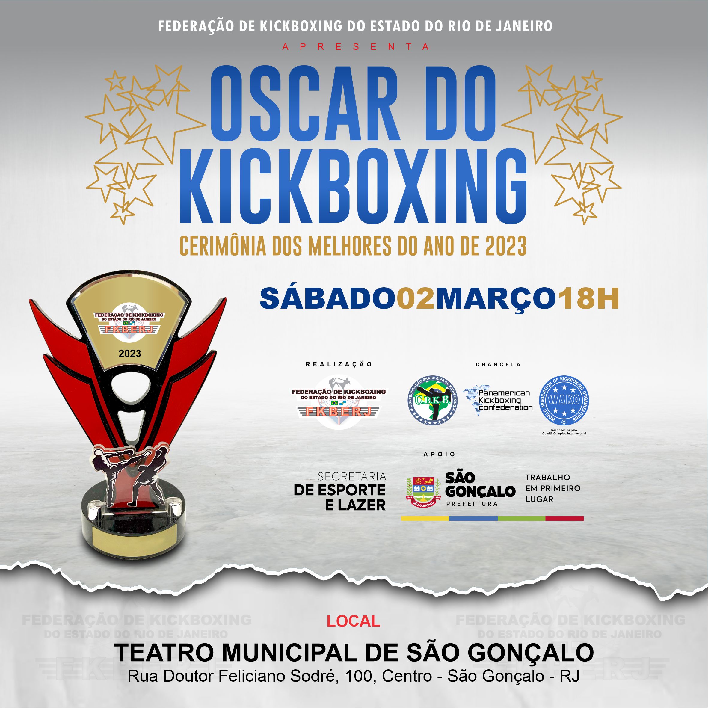 Melhores do Ano de 2023 “Oscar do Kickboxing”