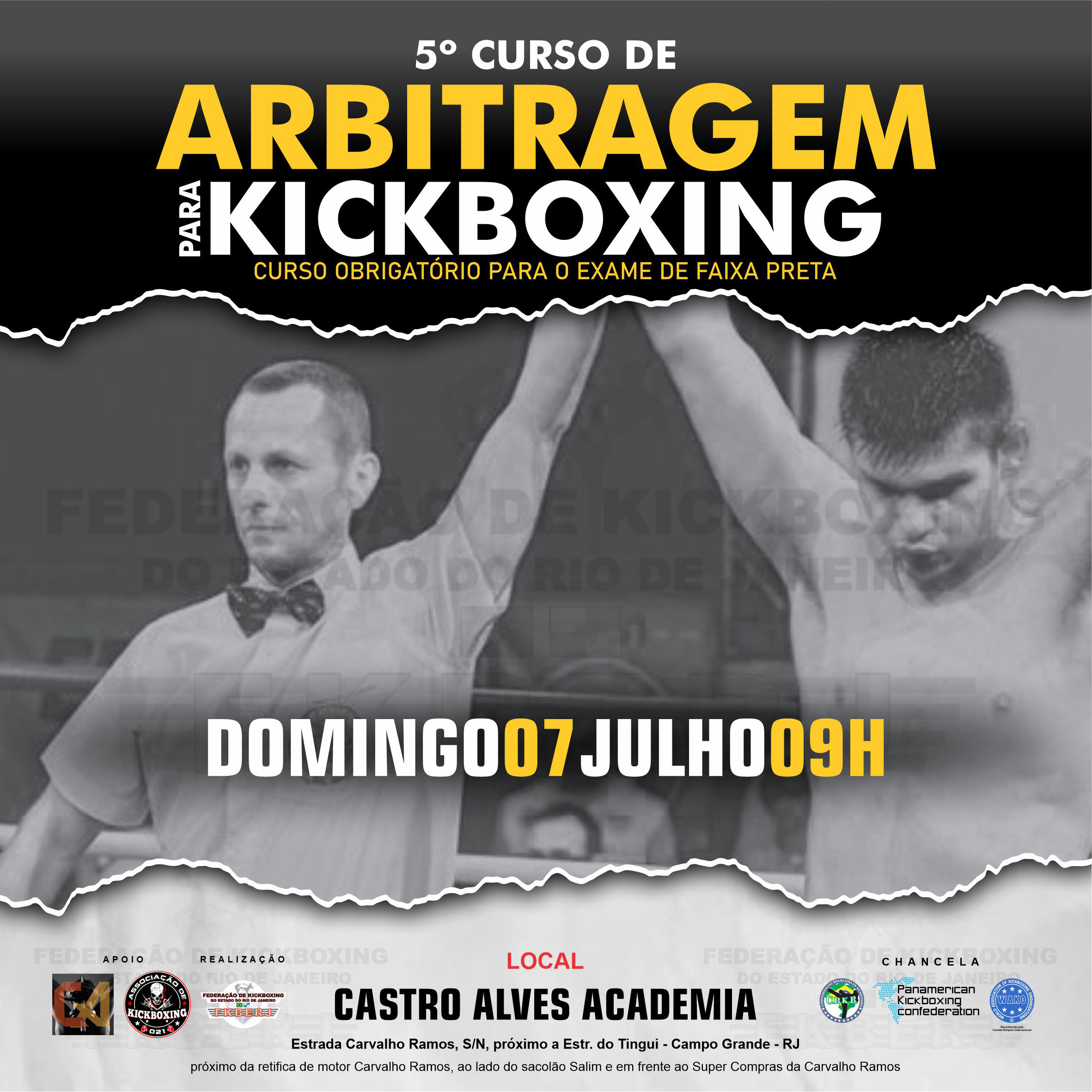 5º Curso de Arbitragem para Kickboxing 2024