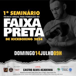Leia mais sobre o artigo 1º Seminário Técnico Oficial para formação do Faixa Preta de Kickboxing 2024