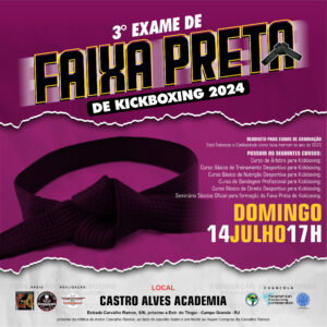 Leia mais sobre o artigo 3º Exame de Faixa Preta de Kickboxing 2024
